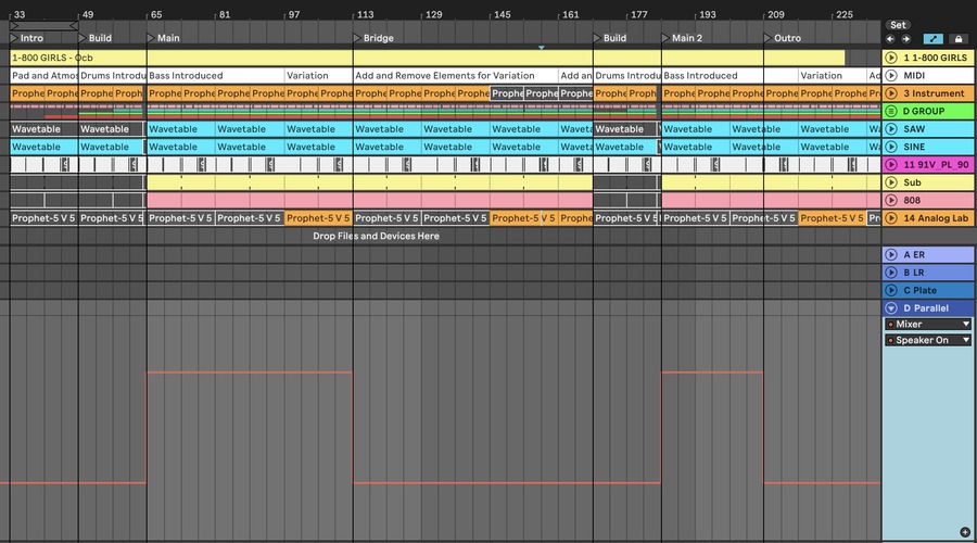 Use mixing as an arrangement tool