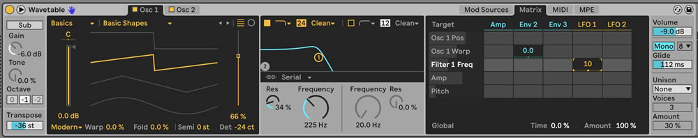 Reese Bass Modulation 1