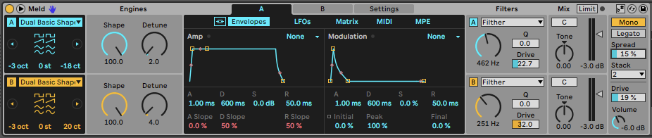 Drive and Other Settings